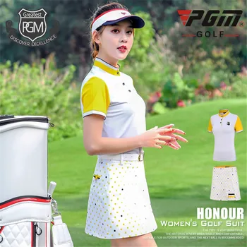 

PGM Golf Tennis Skirts Ladies Short Sport Skirt Summer Women's Breathable Golf Clothing Apparel Tennis Skirts Sportswear