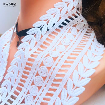 

5yard 10.6cm lace fabric ribbon trim DIY sewing wedding decoration white water-soluble lace hot sale hollow milk silk laces