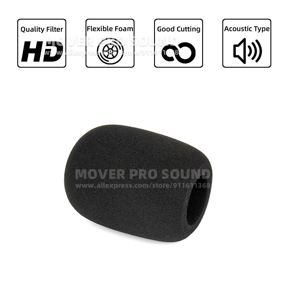 para Heil Sound Pr781g Pr781 pr 781 Pr781b Pr781 Pára-brisas Microfone Anti Pop Filtro Esponja Mic Tela Pára-brisa Capa Espuma - Image 4