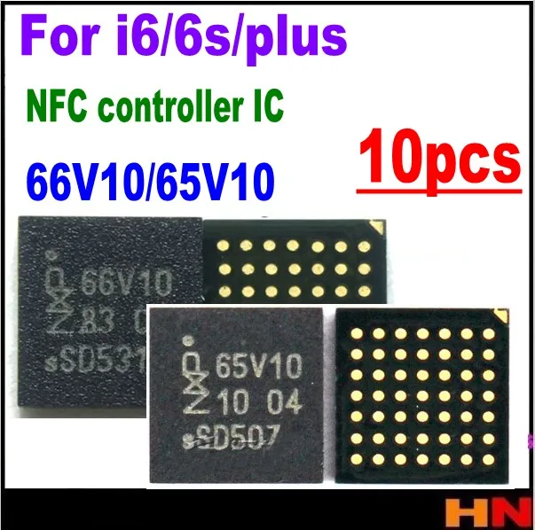 10pcs/lot 66V10 65V10 U5301_RF For iphone 6 6P 6S Plus 6s+ NFC controller ic chip | Мобильные телефоны и аксессуары