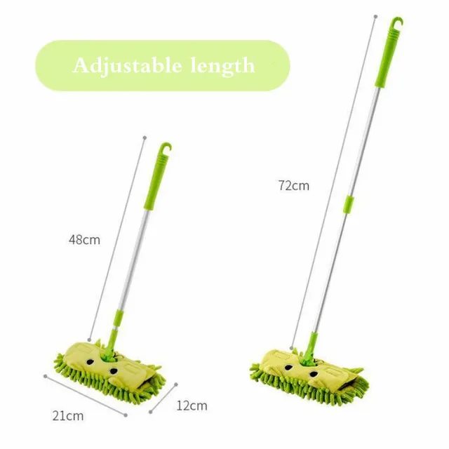 Children's Cleaning Tools Play House Mini Simulation Broom Mop Dustpan Set Kindergarten Pretend Play Sweeping Toys Combination 6