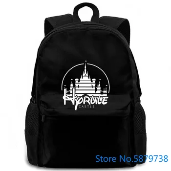 

Hyrule Castle Link Zelda N64 Triforce Gamer Legend of Kult Fun Konsole Hipster women men backpack laptop travel school