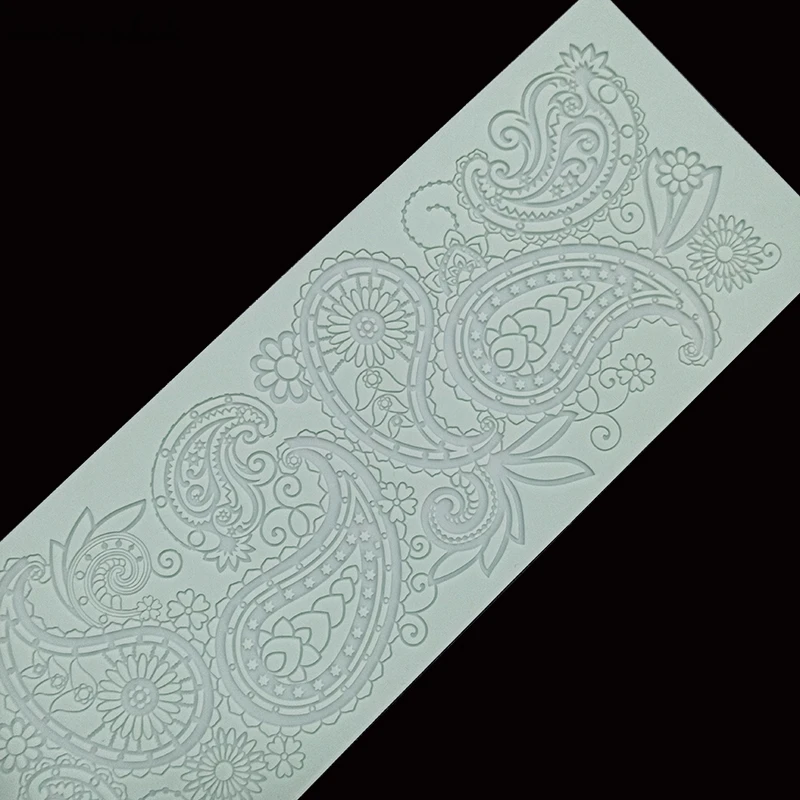 Minsunbak силиконовая форма для кружев необычный рельефный кружевной коврик для украшения торта Форма для шоколадной мастики Sugarcraft