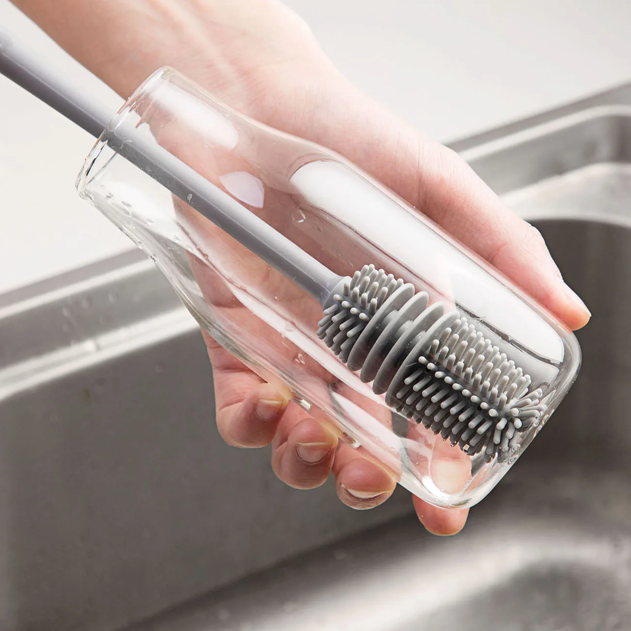 

1PC Long Handle Kitchen Cup Glass Brush Household Cleaning Tools