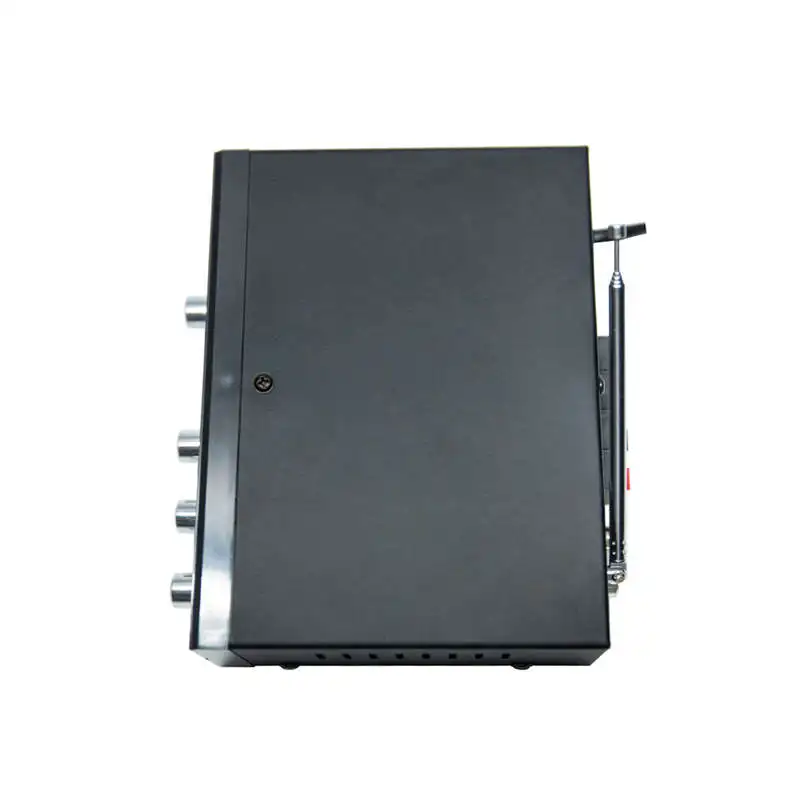 For Bluetooth T1 2 0CH Power Amplifier Audio With Microphone USB TF FM AUX Play Stereo Sound Control Bass Treble Volume