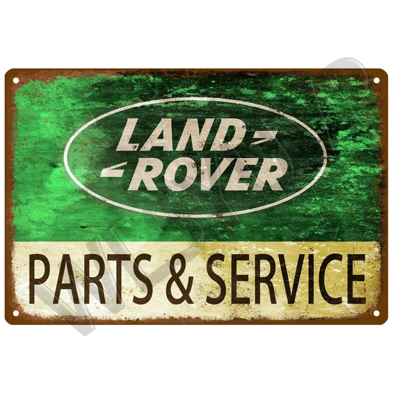 Land Car Rover Plaque Metal Vintage Tin Sign Shabby Chic Decor Metal Signs Vintage Bar Decoration Poster Pub Plate metal wall art metal wall signs metal signs