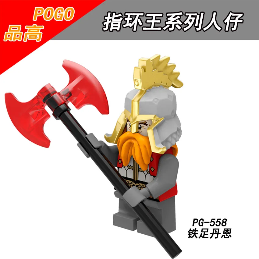 Одиночная продажа PG558 Hobbit fatili datiin II Ironfoot katili Glóin Dori Goblin orc HALF-ORC |