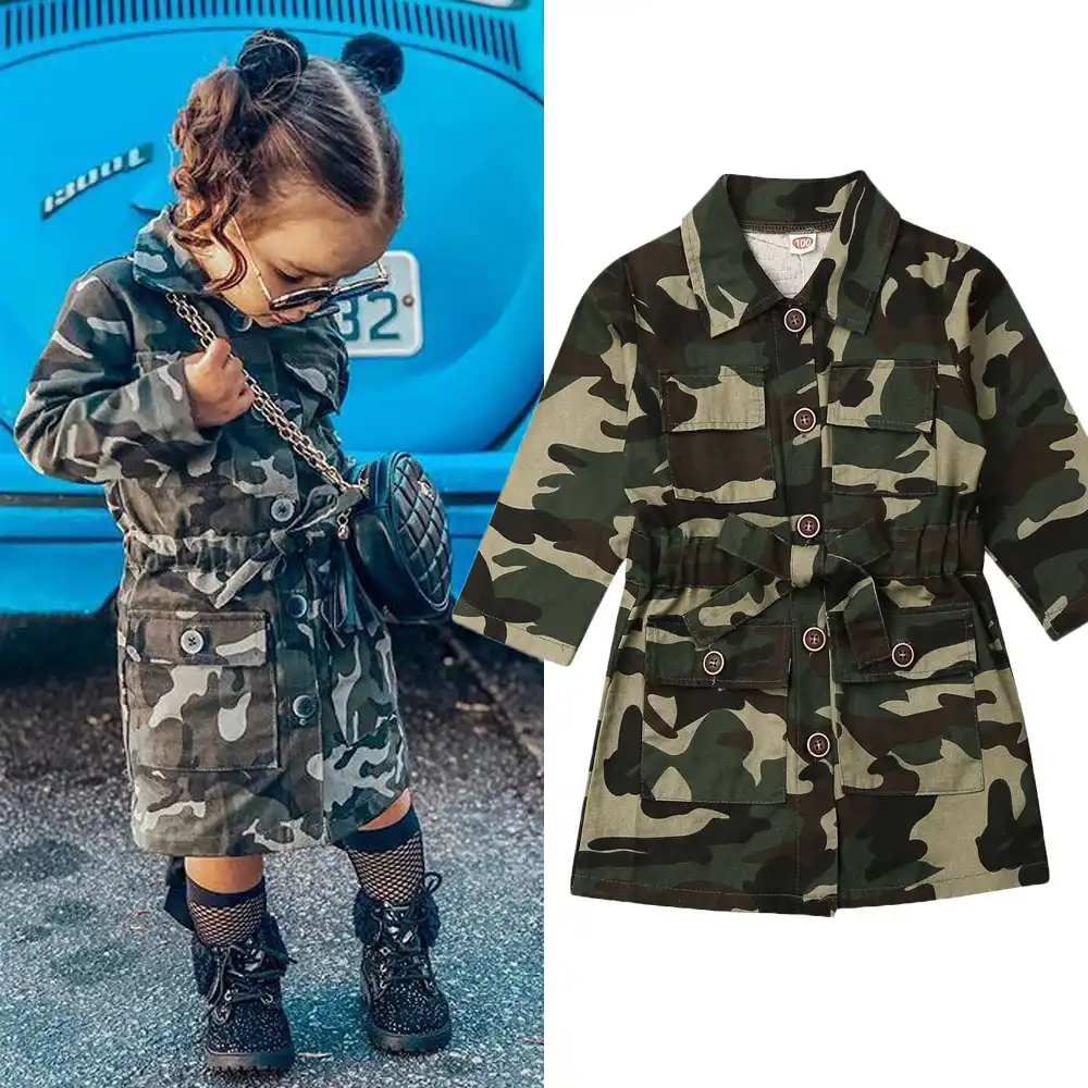 Chaqueta camuflaje niña Clearance
