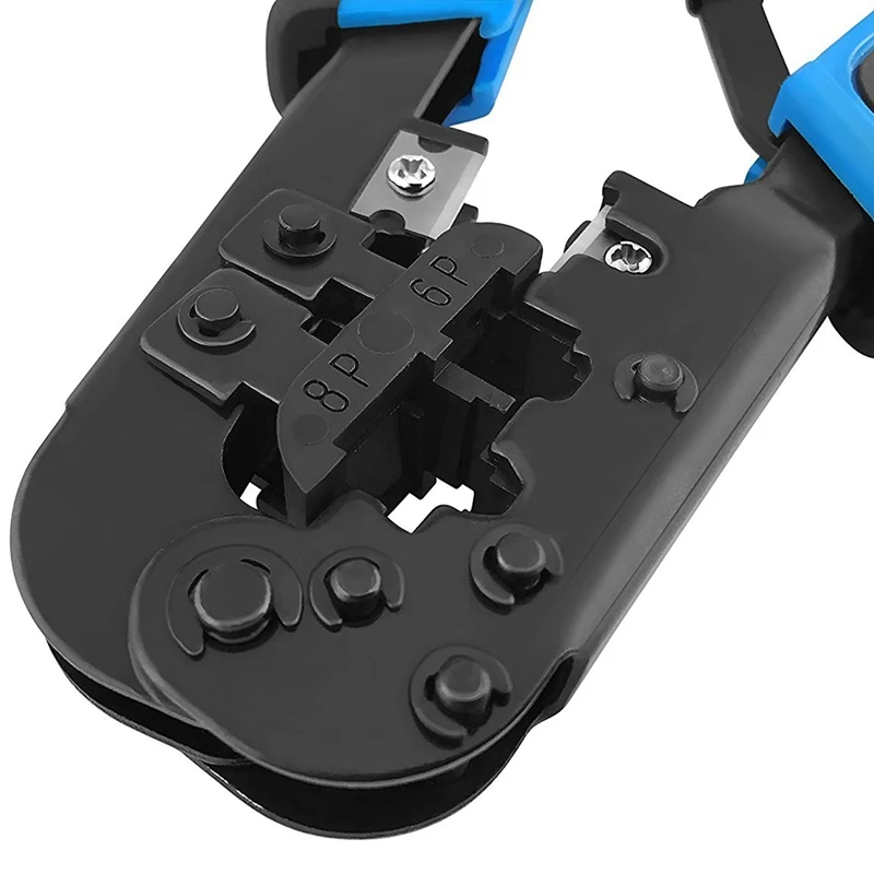 Обжимные и ударные инструменты с 66110-для 4 P/6 P/8 P, Rj-11/Rj-12/Rj-45 и телефонных кабелей