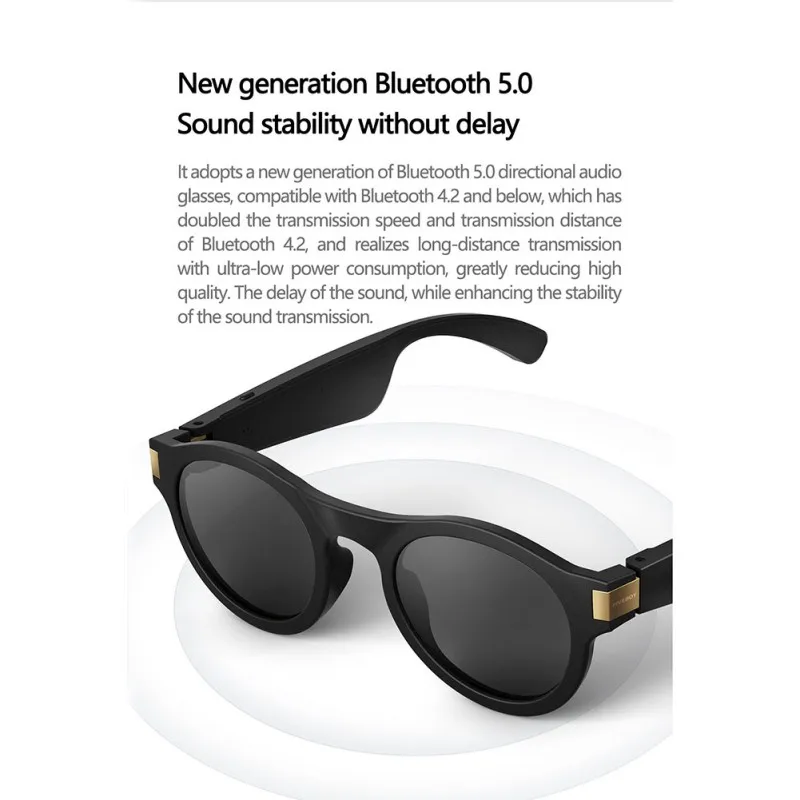 Bluetooth 5,0, гарнитура, солнцезащитные очки, синий светильник, блокирующие очки для мужчин и женщин, уличные очки