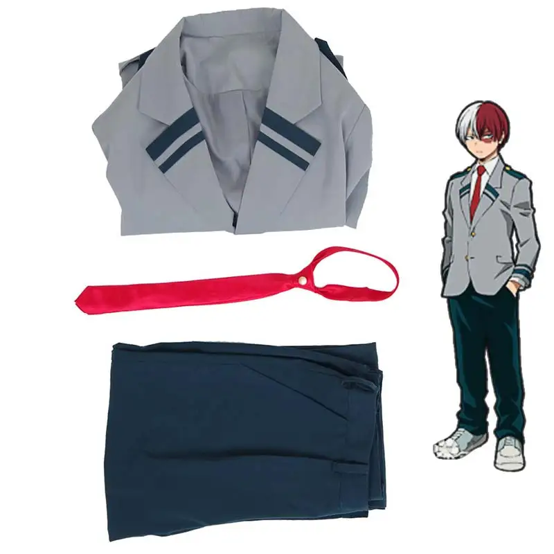 Boku no Hero Academy AsuiTsuyu yaojorozu Momo школьная форма косплей костюм мой герой Academy OCHACO URARAKA мидория изуку - Цвет: Male