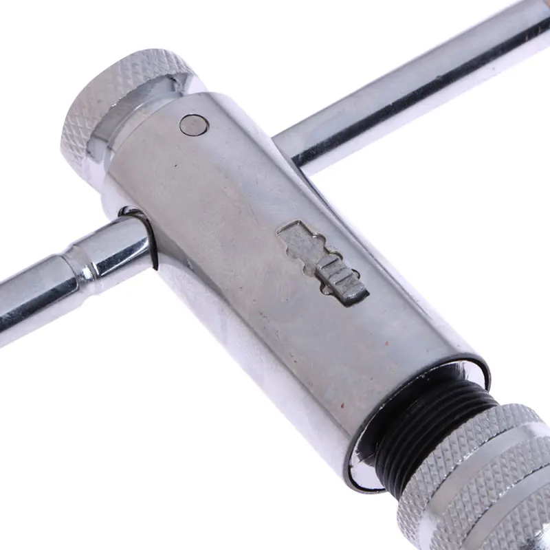 

5 Pcs/Set M3-M8 Positive And Negative Adjustable Ratchet Tap Wrench Adjustable Ratchet Hand Tap Wrench Machinist Tool