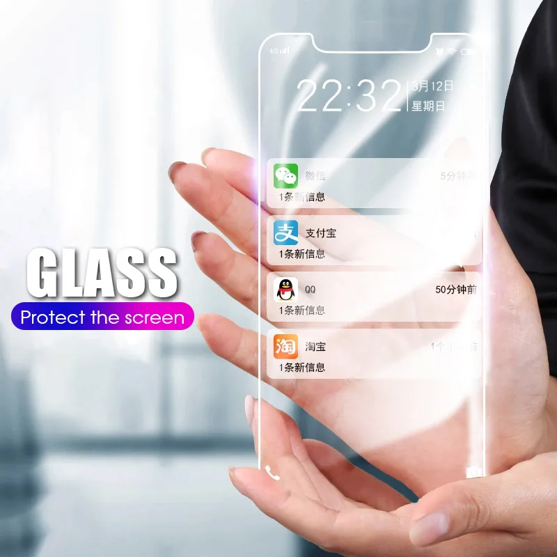 Кристально чистое закаленное стекло для iPhone 5C SE 5 6 7 8 Plus ультра тонкая защитная