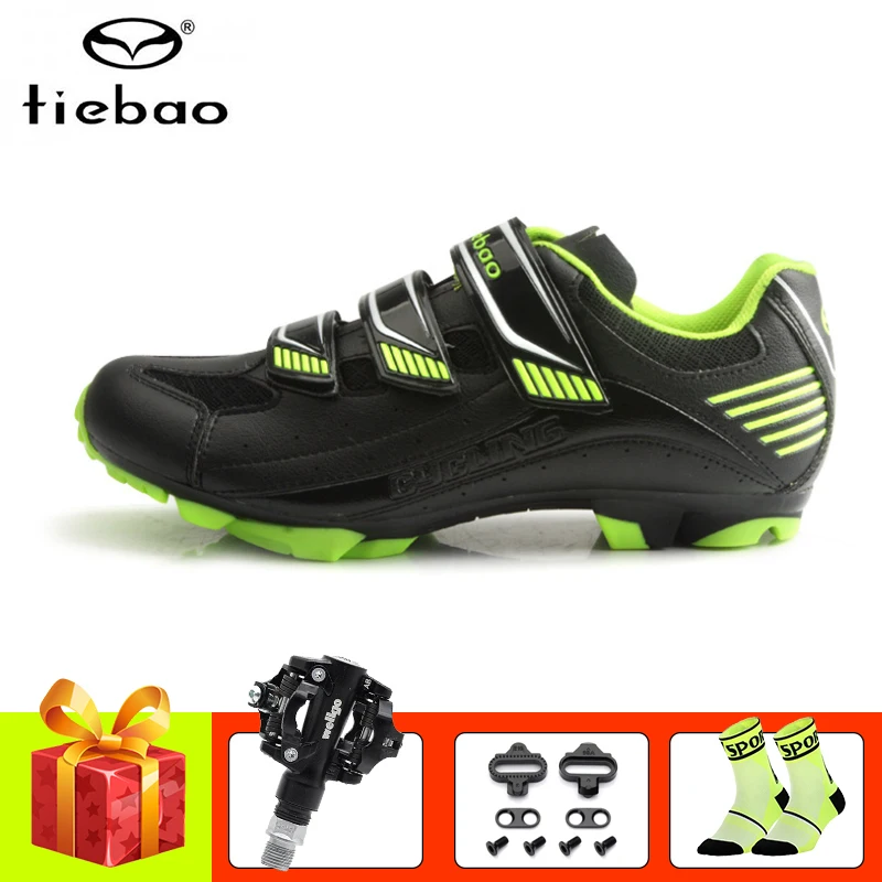 

Tiebao cycling shoes men sapatilha ciclismo mtb SPD Pedals self-locking breathable outdoor sport professional bicycle sneakers