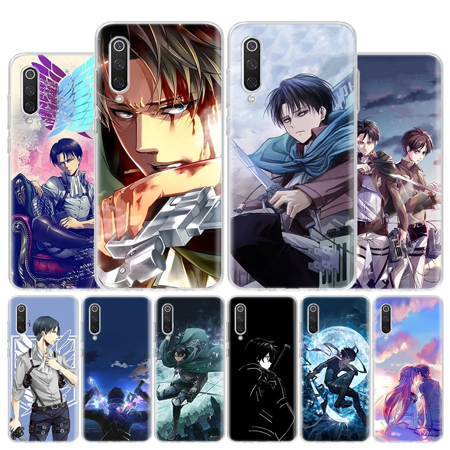Чехол для телефона Attack On Titan Levi Xiaomi Redmi Note 8T 9S 10 8A 7 7A 6 6A MI 9 8 CC9 Pro Lite роскошный чехол
