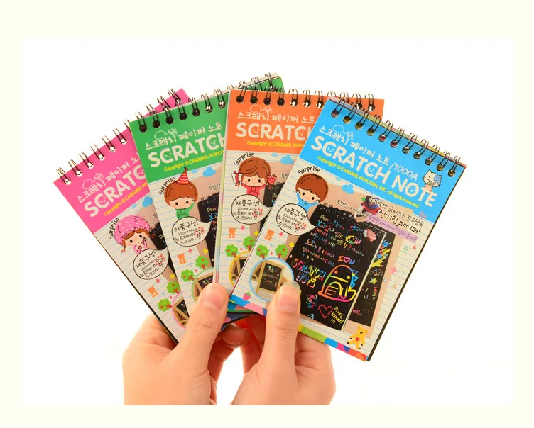 

Children's Drawing Graffiti Book Painting Hand-Painted Scratch Painting Parent-Child Activity DIY Craft Paper Educational Toys
