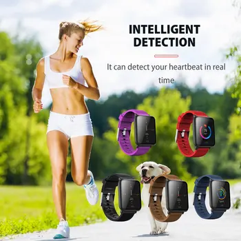 

Smart Watch Activity Fitness Tracker Bracelet Heart Rate Health Monitor Men Women Touch screen Ip67 Waterproof Smart Bracelet
