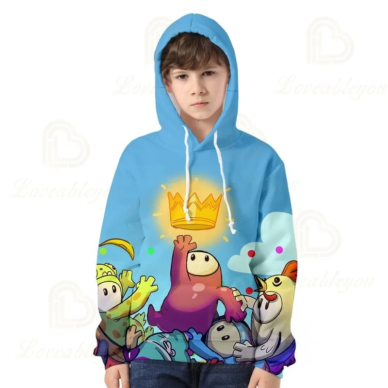 

2020 New Game Jellybean Man 3D Digital Printing Spring Autumn Hooded Hoodies Kids Adults Hoodie Support Dropshipping