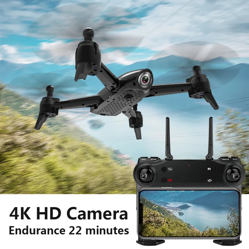 Радиоуправляемый Дрон LAUMOX SG106 4K камера с оптическим потоком 1080P HD двойная Wi Fi FPV