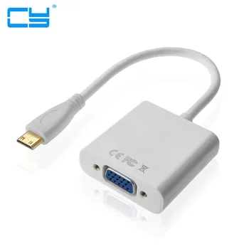 

hdmi Type C Mini HDMI Input to VGA Female Output with Adapter for Tablet & Mobile Phone & Projector Monitor