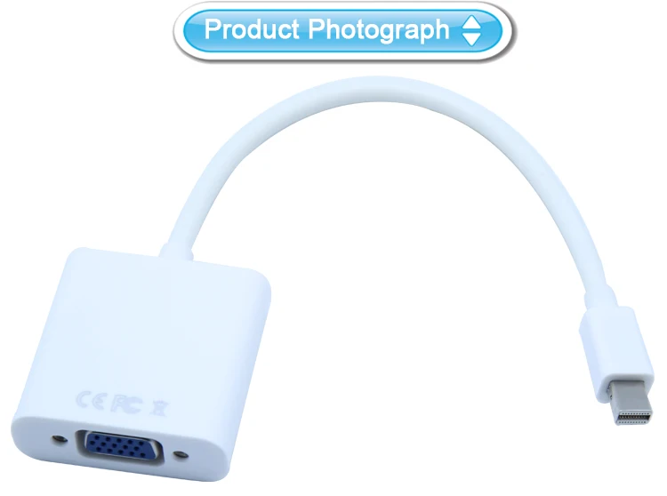 Мини DP к VGA кабель адаптер Thunderbolt мини дисплей порт дисплей к VGA конвертер адаптер для Apple Mac Pro Air Ноутбук