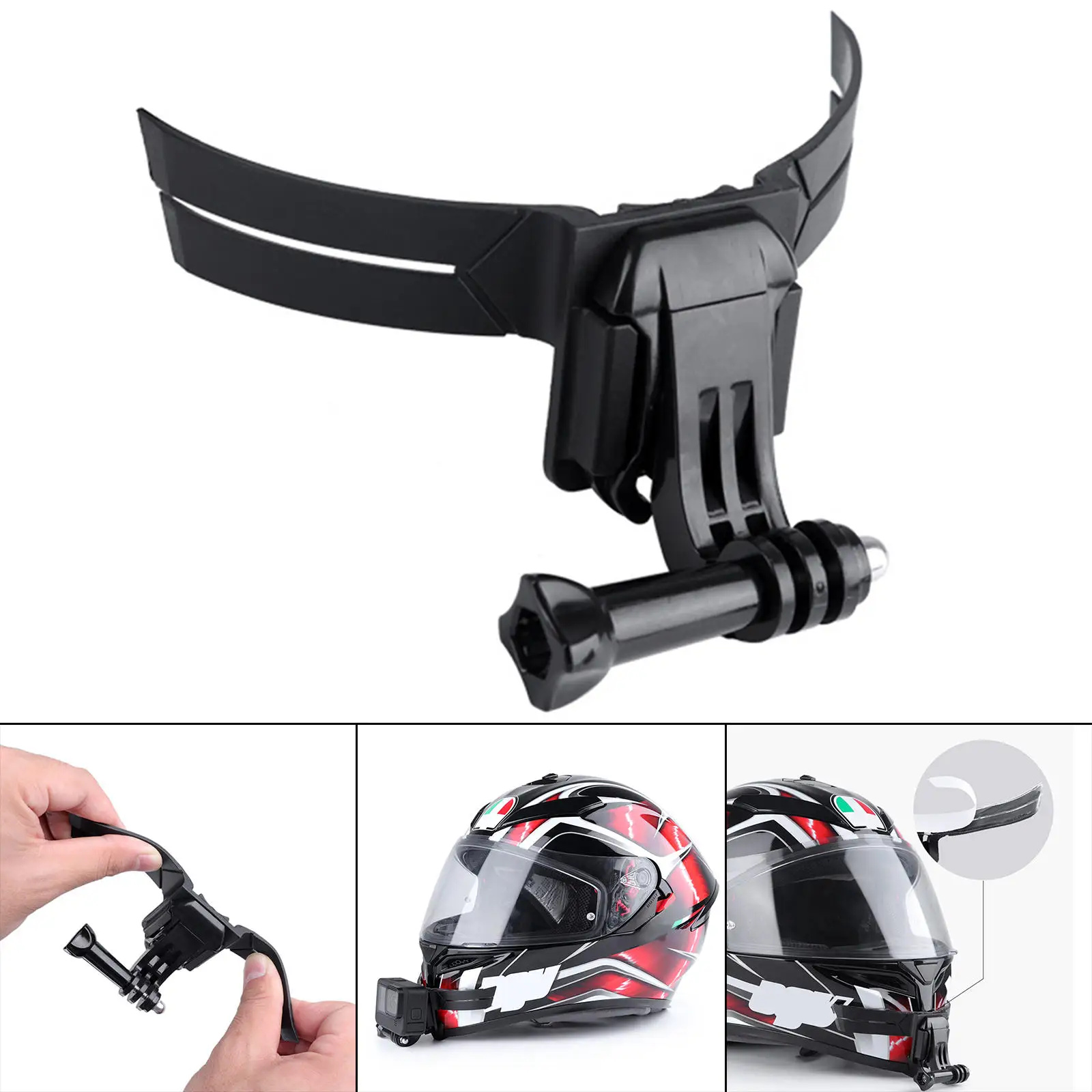 

Motocross Holder Flexible Motorcycle Helmet Chin Mount for Action Camera