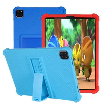 

Silicone Cover For IPad Pro 11 Inch 2020 2nd Generation Tablet Slim Shell Drop Protection Non-Slip Built-in Stand Design Case
