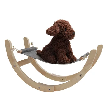 

Cat Rocking Chair Cat Bed Pet Hammock Rolling Cradle Swing Toy for Small Cat Baby Cat Kitten E2S