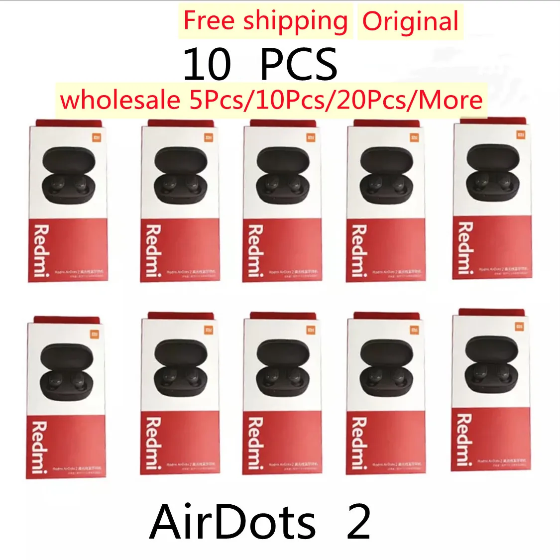 Xiaomi Redmi Airdots 2 Earbuds True Wireless Earphone Bluetooth 5.0 Noise Reductio Headset With Mic Tws Original s Buy w | Электроника