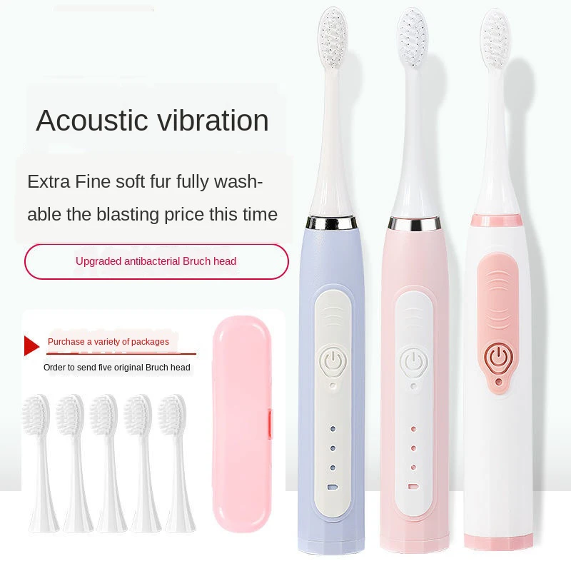 

Home Powerful Ultrasonic Sonic Electric Toothbrush USB Rechargeable Adult Electronic Washable Whitening relax Teeth Brush Health