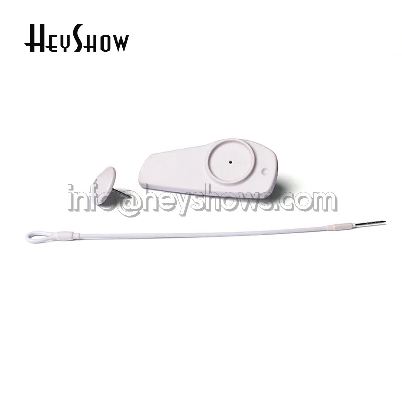 100pcs 도난 방지 하드 EAS AM 58KHZ 슈퍼마켓 의류 가방 모자 용 사운드 자기 태그 69x30mm 크기