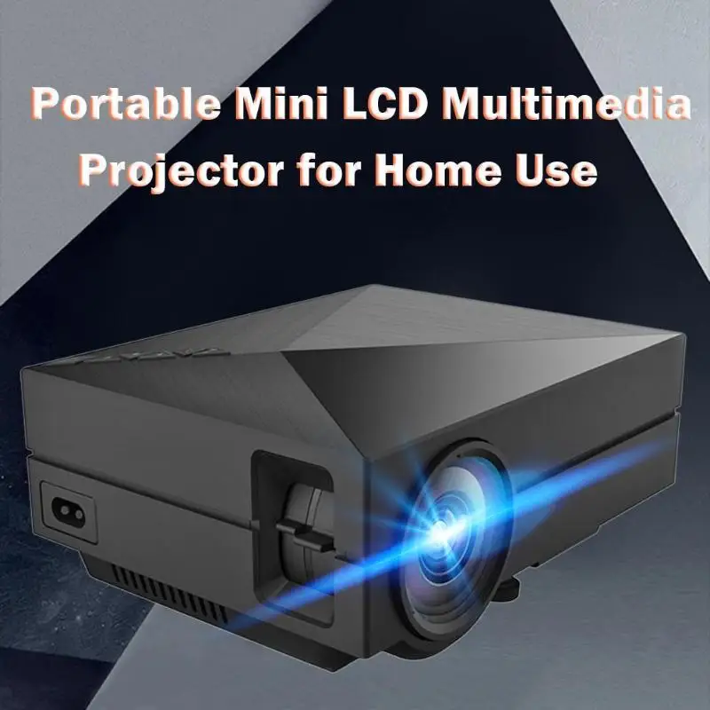 Профессиональная GM60 Система домашнего кинотеатра HDMI USB VGA AV lcd 1080P 3D проектор медиа проектор с VGA HDMI USB наушники US Plug