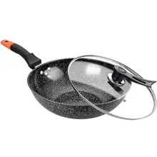 Уметровая немецкая медицинская каменная антипригарная вок Бытовая железная сковорода антипригарная индукционная плита газовая плита специальный ВОК