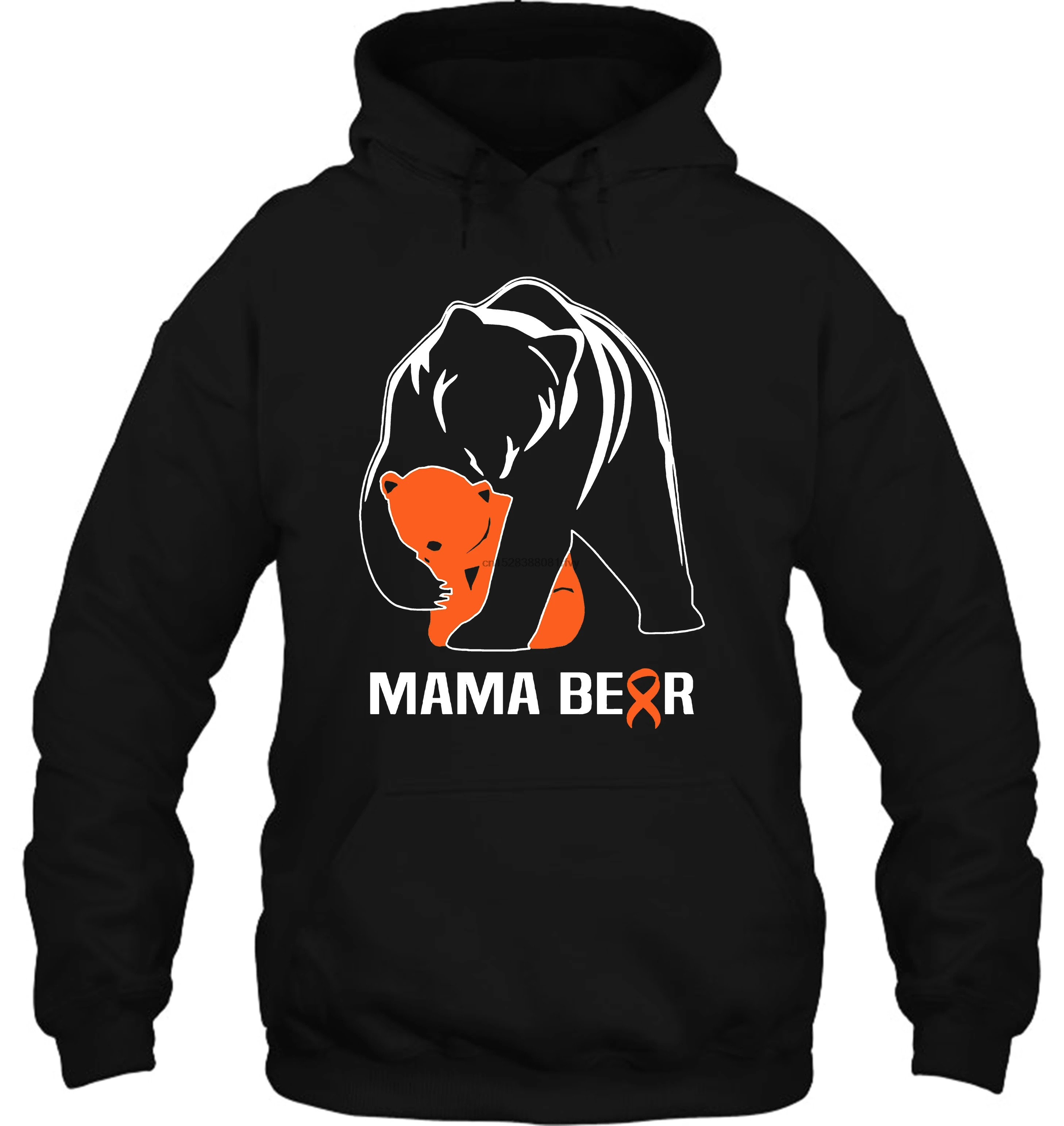 Мужская толстовка с капюшоном Mama Bear Leukemia, женская уличная одежда