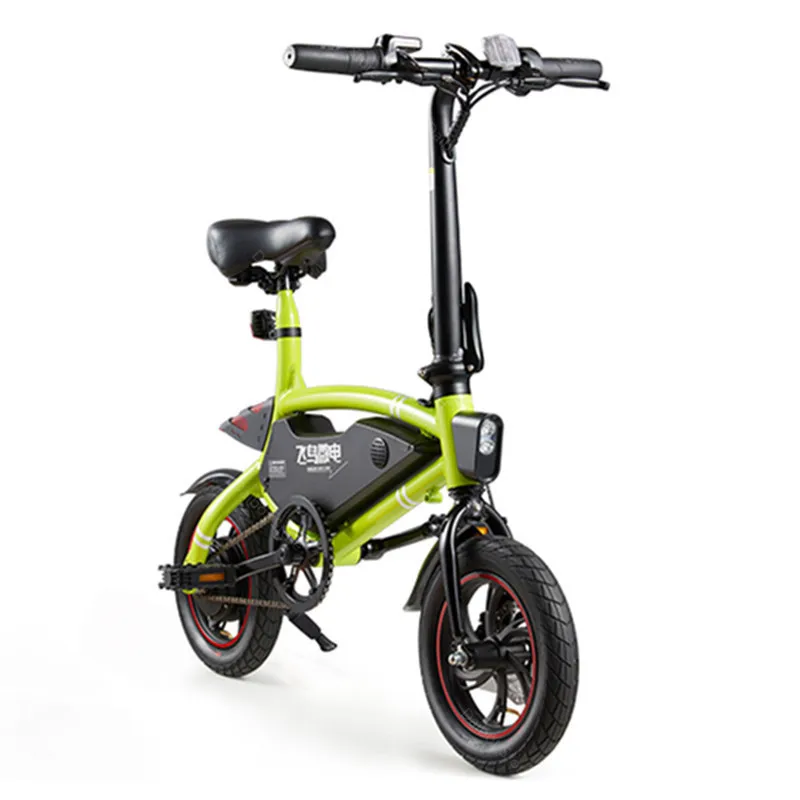 Foldable Electric Bike Two Wheels Electric Bicycles With Front Bag 250W 36V Mini Smart Electric Bicycle Bike For Parent-child (45)