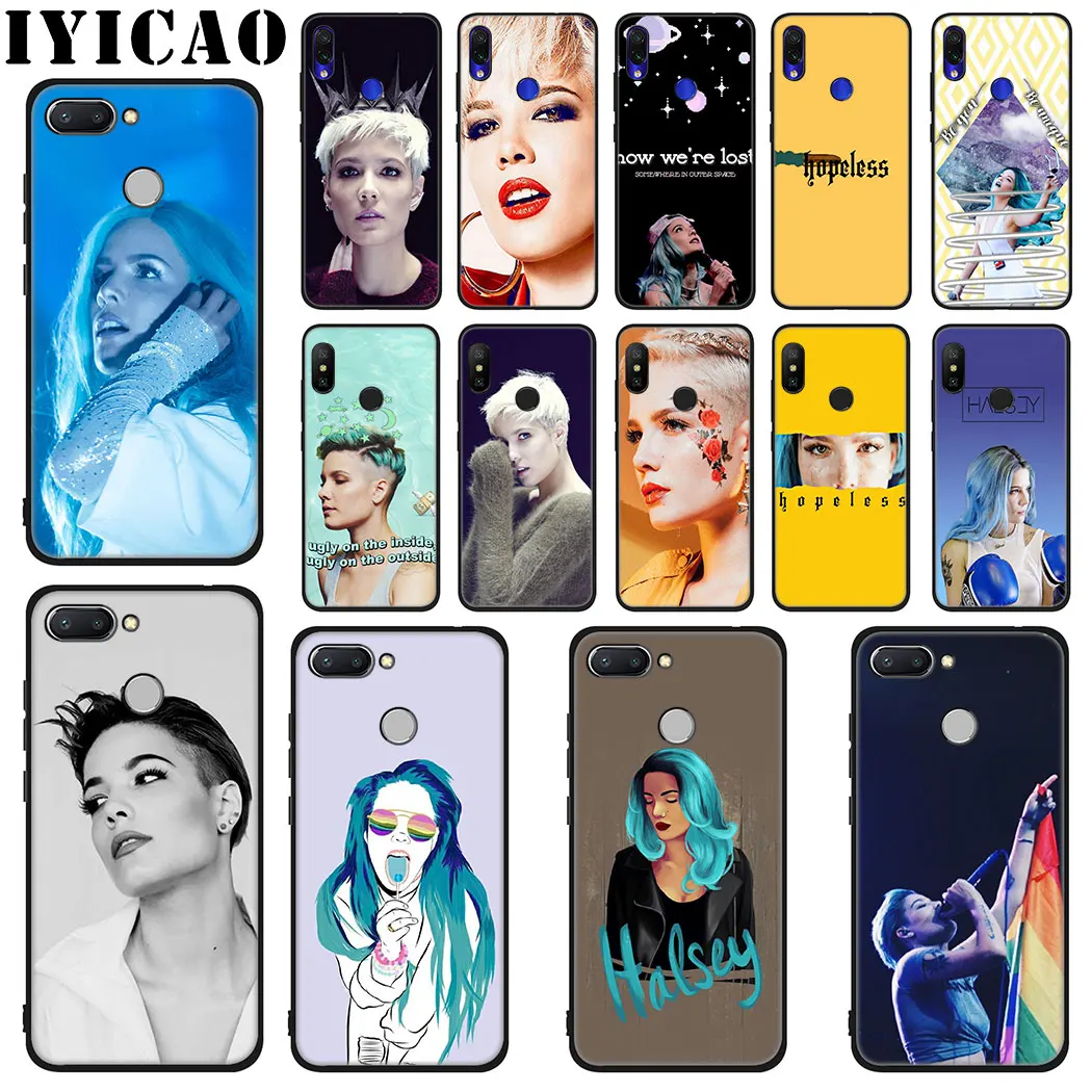 IYICAO Singer Halsey Soft Silicone Case for Xiaomi Redmi Go S2 K20 6 Pro 8A 7 7A 6A 5A 4A 5 Plus 4X |