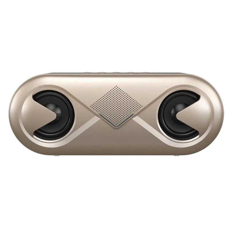 golden 4D стерео портативный Bluetooth динамик беспроводной динамик поддерживает Одно нажатие Bluetooth соединение PUO88 - Цвет: golden