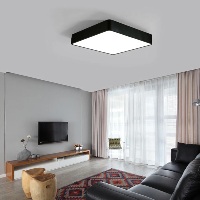 

Modern LED Ceiling Lamp 18W Square 30x30cm Energy Saving for Home Bedroom Living Room LB88