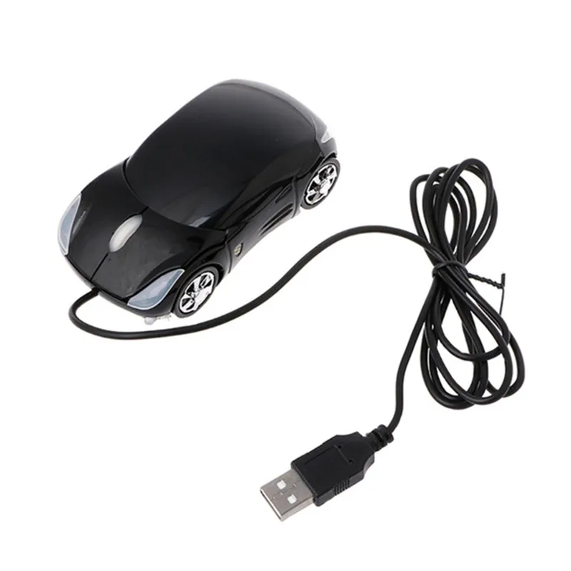 Креативная модная Проводная компьютерная USB мышь в виде автомобиля 3D Автомобильная Форма USB оптическая игровая мышь Мыши для ПК ноутбука компьютера - Цвет: 1