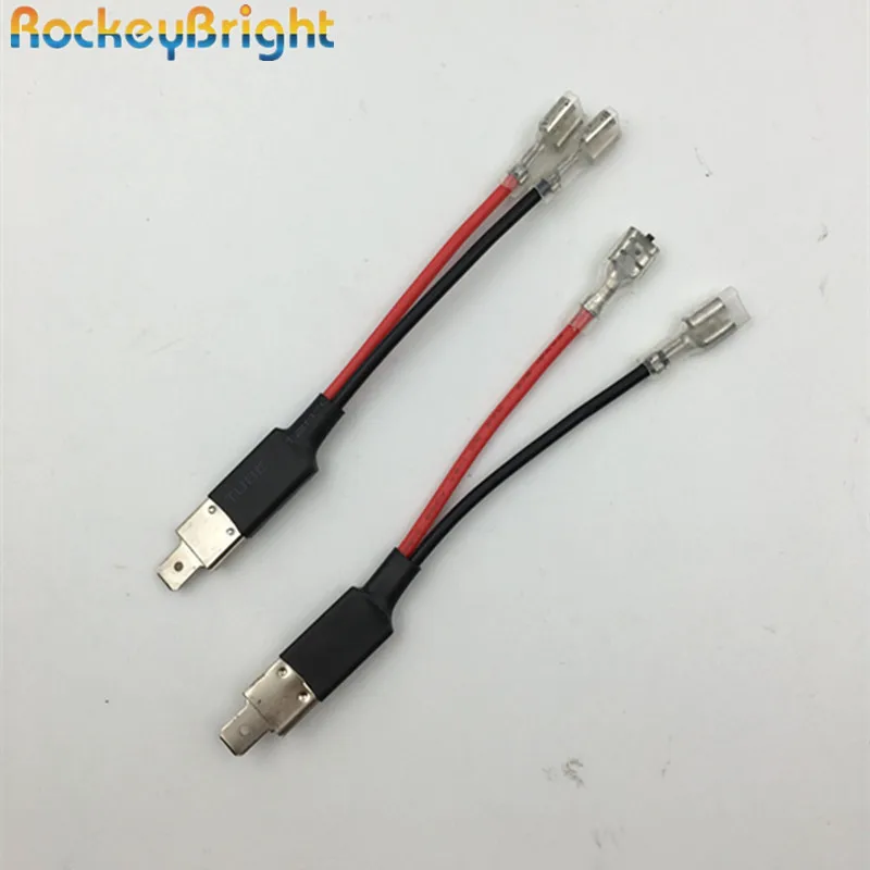 Rockeybright 2 шт. h1 лампочка разъем удлинитель провода h1 разъем адаптера питания для h1 ксеноновая лампа