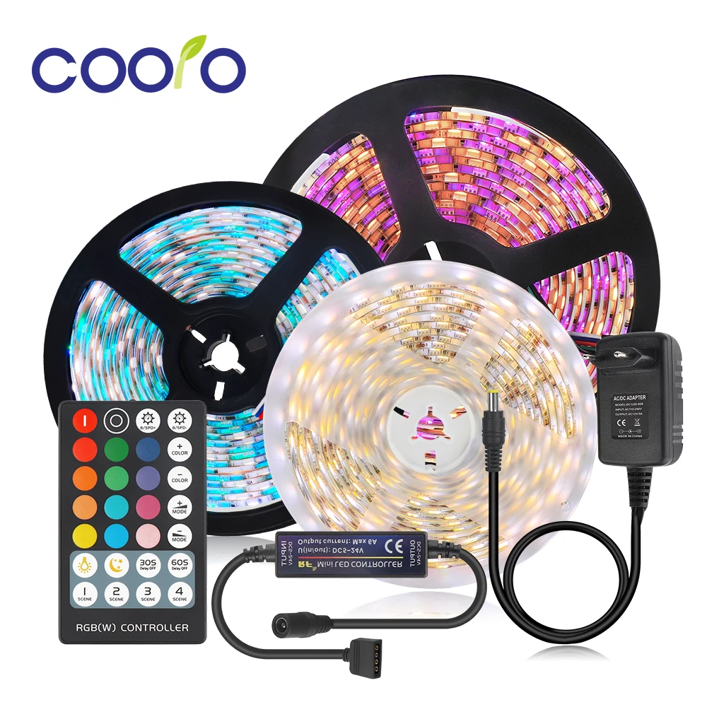 Светодиодная лента RGB RGBW RGBWW CCT 60 светодиодов/м 5 м 12 В постоянного тока | Лампы и