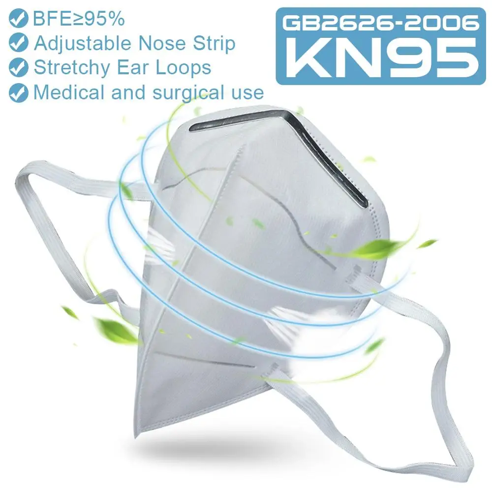 

3 Layers KN95 Anti-fog Dust-proof Disposable Mask Protection Against Saliva Splash Mask10Pcs/50Pcs