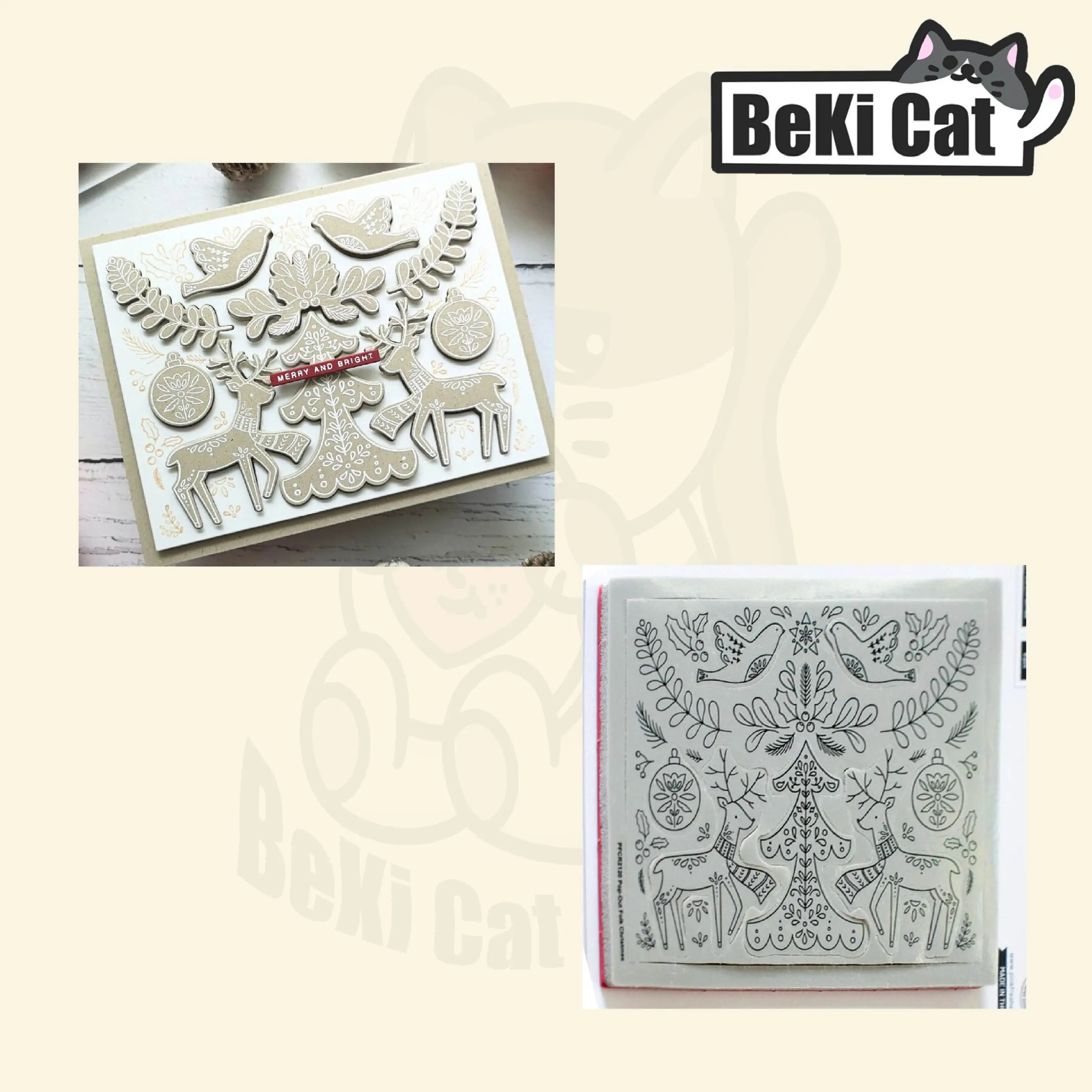 Задний фон с животными прозрачные штампы для DIY скрапбукинга/изготовления карт