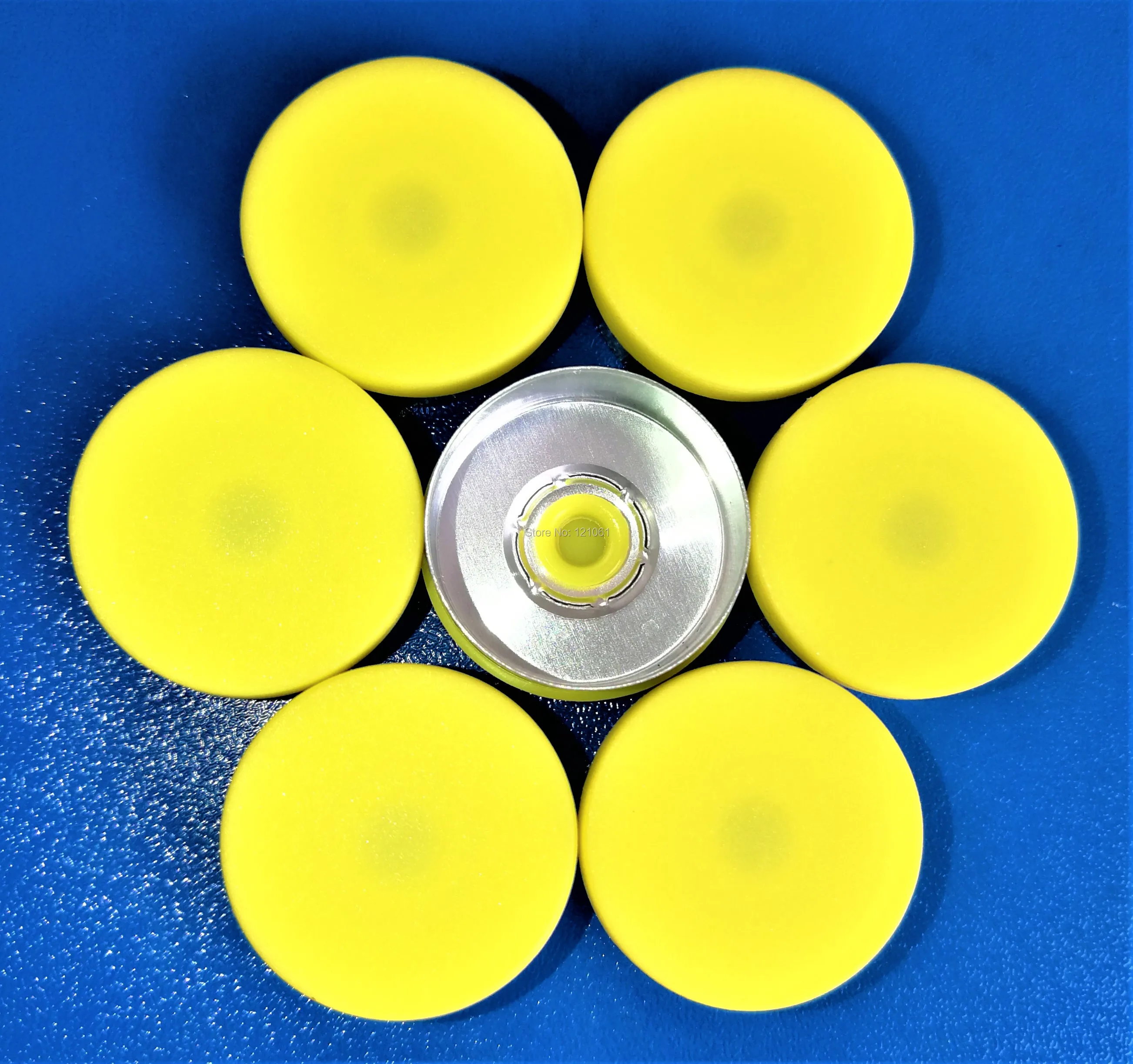 Plastic Caps 20mm Aluminium Plastic Cap Colored Plastic Caps Sealing Tear off Cap Aluminium tops for crimp glass vial 50pcs/lot