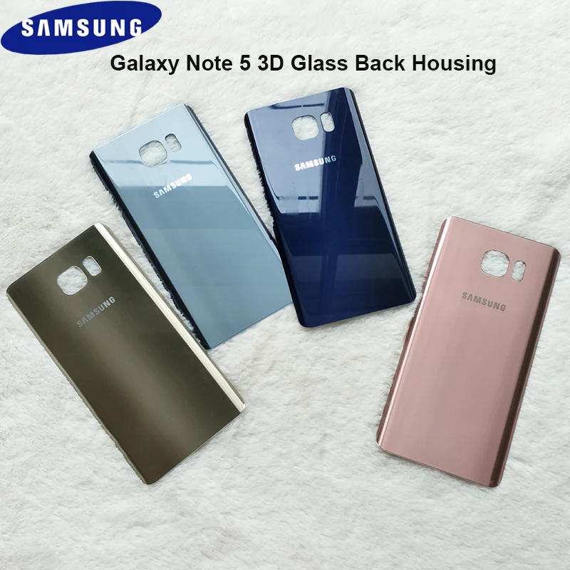 Задняя крышка аккумулятора Samsung Galaxy Note 5 оригинальный корпус для задней крышки