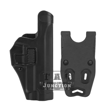 

Tactical Serpa Level 2 Holster Auto Lock Duty Right Hand Pistol Holster w/ Jacket Slot Duty Belt Loop For Sig Sauer P226 P229