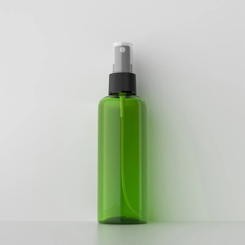 green bottles 50 pcs 30 шт 100 мл пластиковый спрей-флаконы для парфюма жидкий контейнер походная упаковка, продукция для салона красоты упаковка - Цвет: green bottles 50 pcs