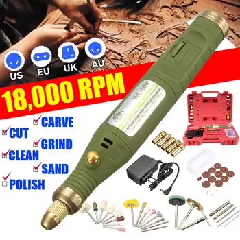 

18V Variable Speed Drill Rotary Tool Electric Mini Drill With Grinding Accessories Set Mini Engraving Pen For Milling Polishing