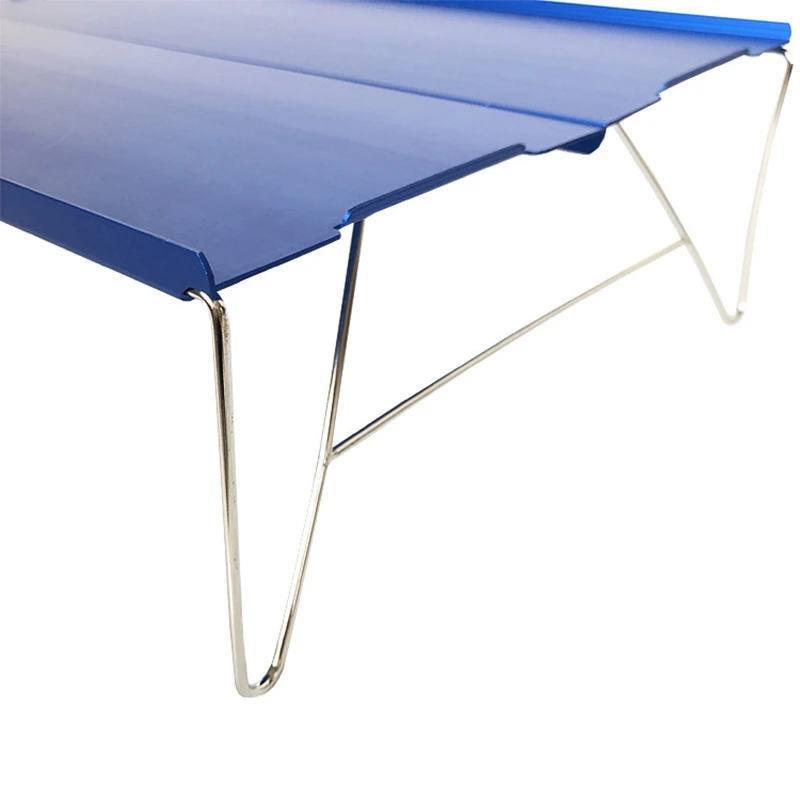 Мини-легкая прочная походная мебель для пикника, портативный походный стол с алюминиевой пластиной, складной стол для барбекю