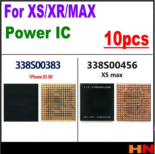 10 шт. 338S00383 338s00456 U2700 IC питания для iPhone XR XS max чип управления Высокое качество Замена